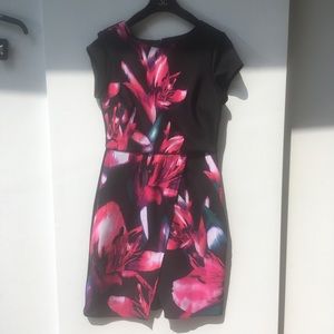 Stretchy big  flower dress